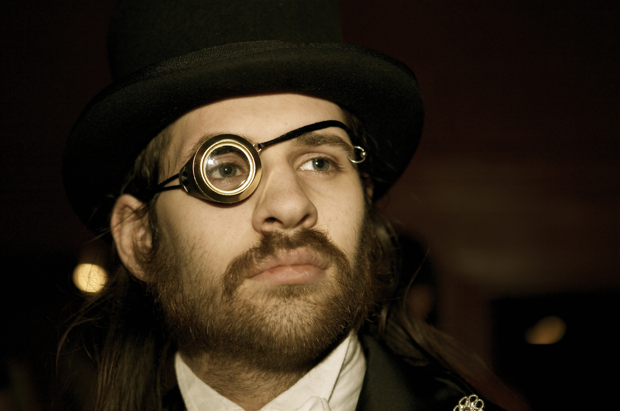 Is it a monocle? Is it an eyepatch? One of the more unusual homemade  accessories. - > This Is Cabaret