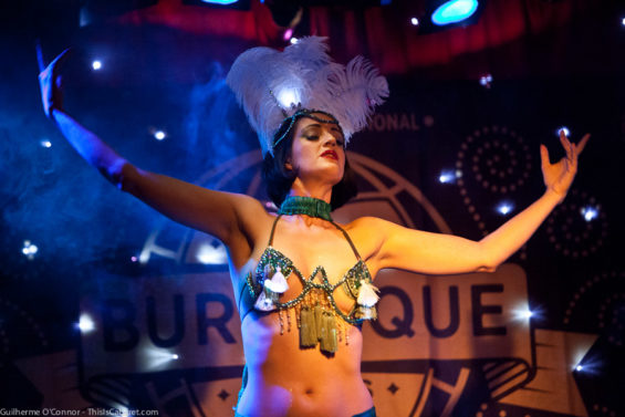 Lady Cheek has her own burlesque school called The Cheek Of It!