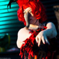 Burlesque dancer Rose Thorne hits the stage at Zoo Lates as the Elephant Woman