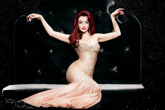 Miss Polly Rae hosts and stars in burlesque revue Between the Sheets at The Hippodrome