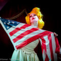 As Marilyn Monroe, fetish burlesquer Marnie Scarlet is ready to die for America.