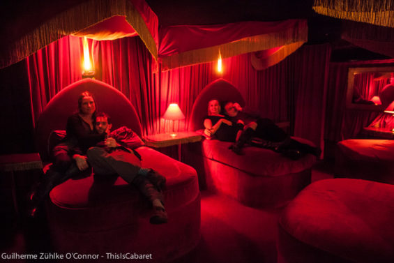 If La Rêve was a dream, what better place to chill out afterwards than the beds of the VIP lounge?