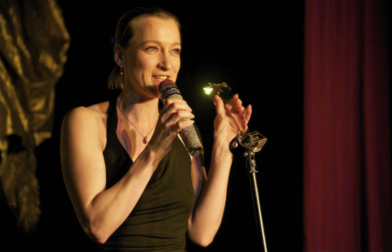 Sarah-Louise Young picked up two awards: one in her own right as Best Musical Variety Act and one on behalf of Fascinating Aïda with whom she performed last year.