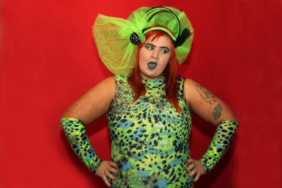 Be loud and be proud: Hamburger Queen is not for shrinking violets, greens or other hues.