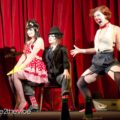 Charlie Buckitt, Apple Tart and Dott Cotton of The Late Night Shop Cabaret