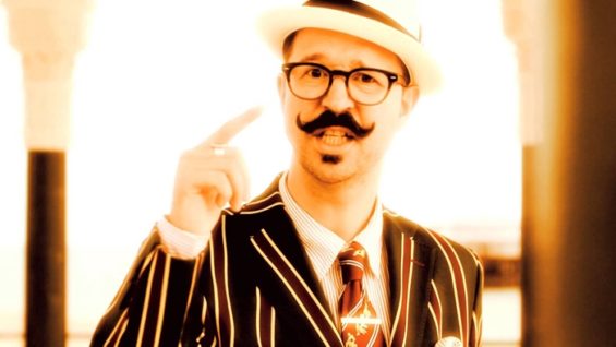 Mr B The Gentleman Rhymer, riding high at number 8 in the EdTwinge cabaret charts.