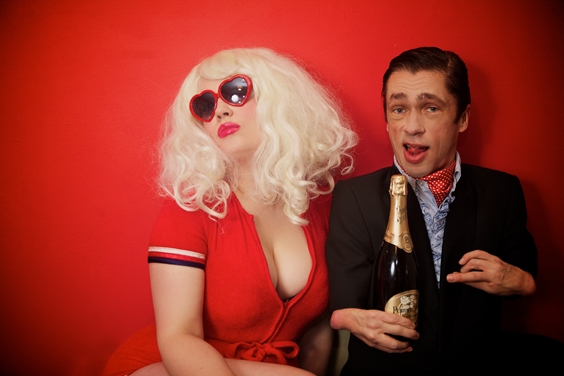 Bottoms up: Sleaze is back this week with Mat Fraser and Trixie Malicious (c) Sin Bozkurt