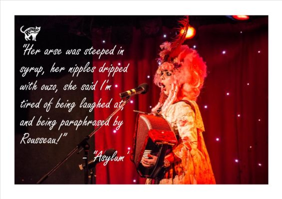Anna Lou Larkin - appearing in Cabaret Roulette: Asylum