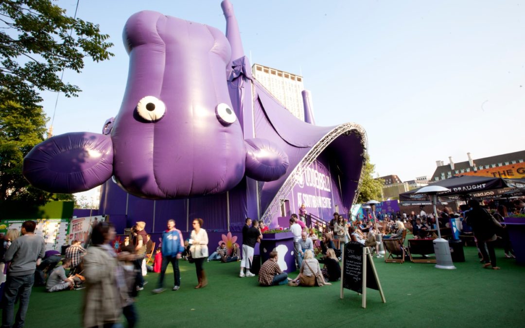 Here In 60 Seconds: Watch The Udderbelly Tent Moo-ve Into The South Bank