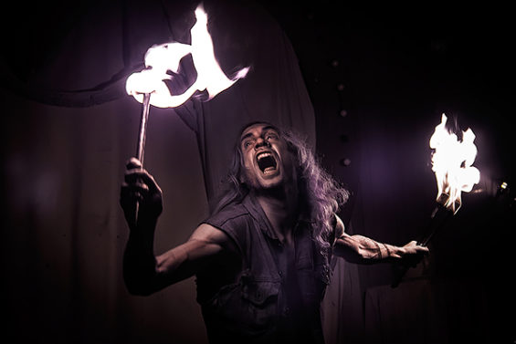 Heavy Metal Pete, "Sometimes my anger at the fire is evident" Image: Gh0stdot