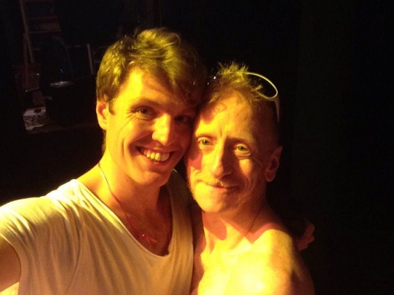 Reuben Kaye with Tigger!, the New York-based "Godfather of Neo-Boylesque"