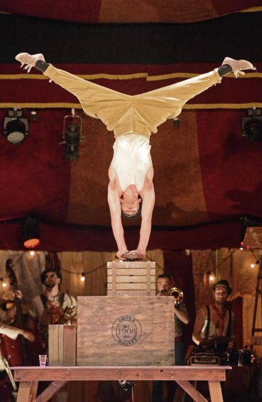 Scotch & Soda will be appearing this summer at the London Wonderground's Spiegeltent. Image: Neil Hanna