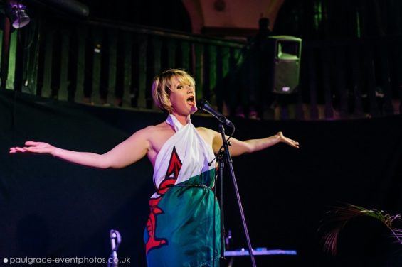Emily Davis at Suburbaret, February 2015. Image: Paul Grace