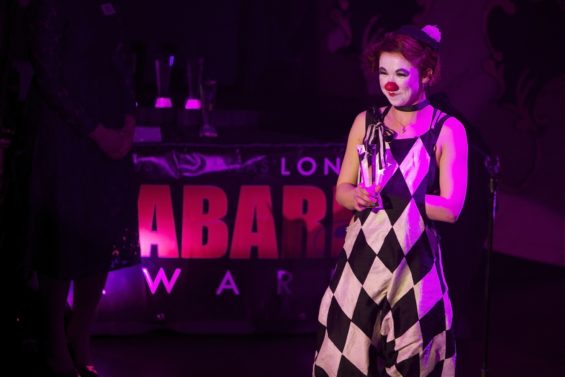 Audience Award winner Dott Cotton at the London Cabaret Awards 2015. Image (c) Lisa Thomson