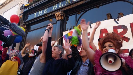 The Black Cap Protest 18 April 2015 Image: Franco Milazzo for This Is Cabaret