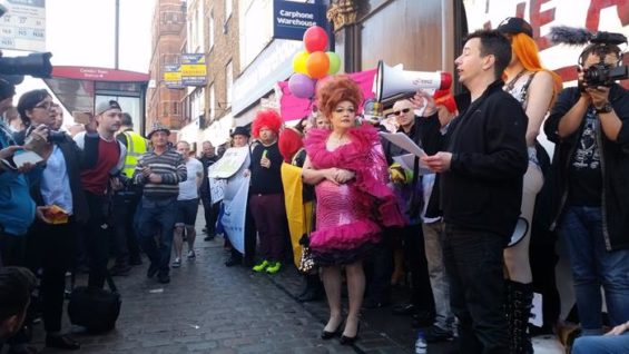 The Black Cap Protest 18 April 2015 Image: Franco Milazzo for This Is Cabaret 