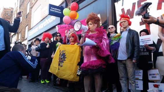 The Black Cap Protest 18 April 2015 Image: Franco Milazzo for This Is Cabaret