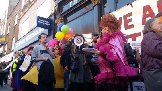 The Black Cap Protest 18 April 2015. Image: Franco Milazzo for This Is Cabaret