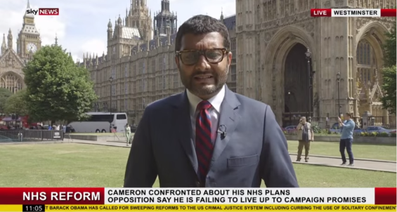 Young and Strange video-bomb SKy News